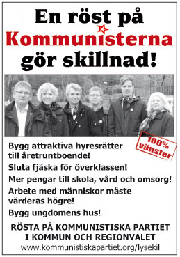 Rösta på Kommunistiska Partiet